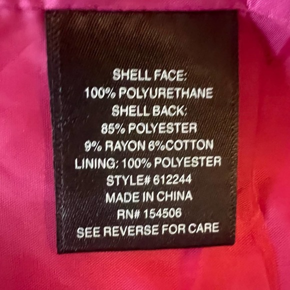 Fucsia jacket, make a statement, medium, very cool look. NWOT - Picture 10 of 10